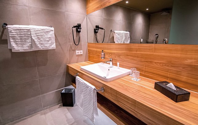 Meiser Design Hotel - Beispiel Bad Doppelzimmer Superior (Zimmercodierung DS1)