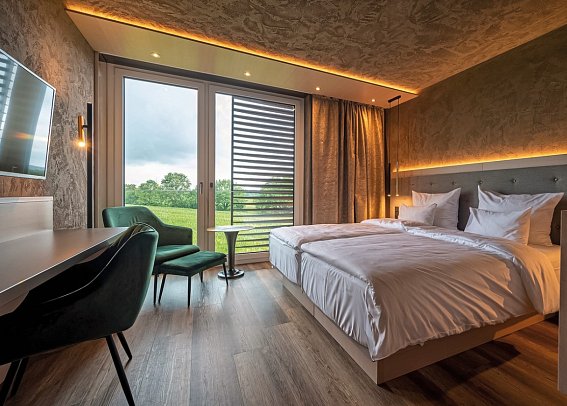 Meiser Design Hotel - Wohnbeispiel Doppelzimmer Komfort (Zimmercodierungen DF1 & EF1)