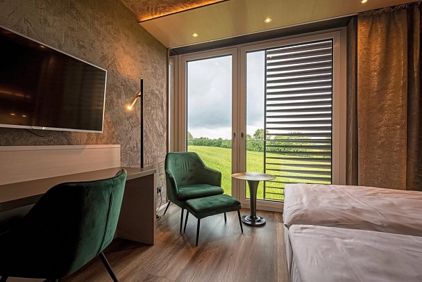 Meiser Design Hotel - Wohnbeispiel Doppelzimmer Komfort (Zimmercodierungen DF1 & EF1)