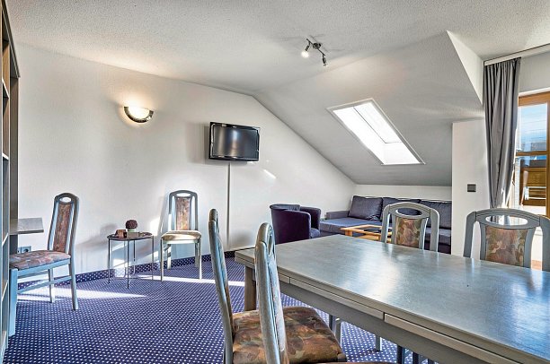 Das Arber-Hotel am Rothbach - Wohnbeispiel Appartement 2 Schlafzimmer (Zimmercodierung OB2)