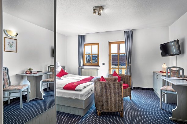 Das Arber-Hotel am Rothbach - Wohnbeispiel Doppelzimmer (Zimmercodierungen DB1 & EB1)