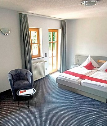 Das Arber-Hotel am Rothbach - Wohnbeispiel Doppelzimmer (Zimmercodierungen DB1 & EB1)