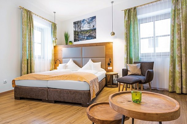 Wander und Aktivhotel Rösslwirt - Wohnbeispiel Doppelzimmer Comfort (Zimmercodierung DF1)