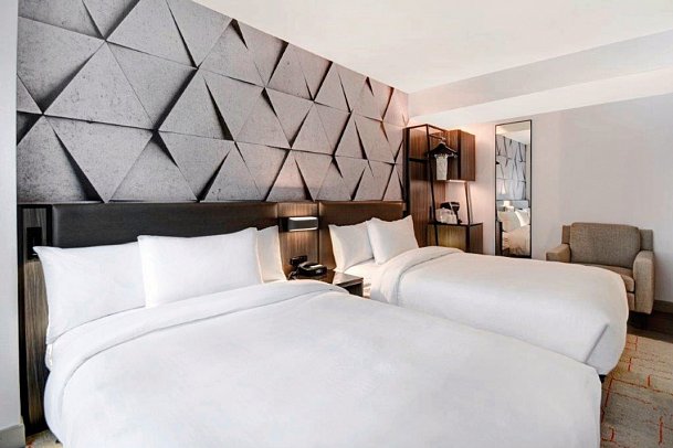 SpringHill Suites New York Midtown Manhattan/Park Avenue - Wohnbeispiel Studio Two Double beds (Zimmercodierung UG3)