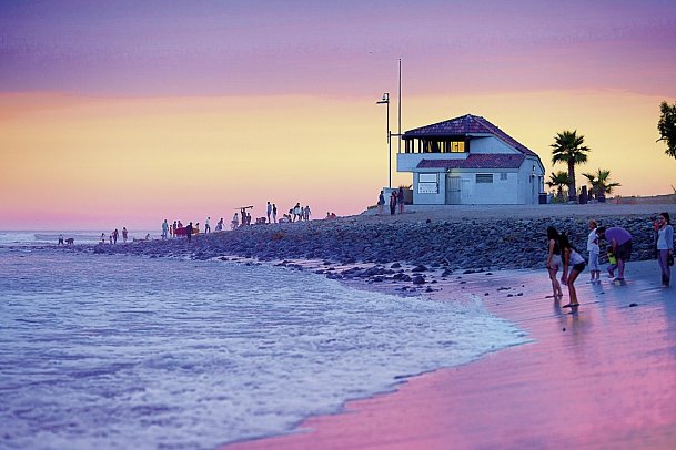 Vom Atlantik zum Pazifik - Los Angeles Beach