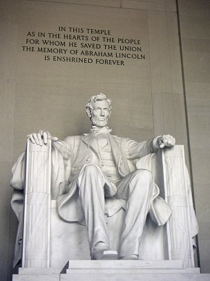 Sehenswürdigkeiten des Ostens - Lincoln Memorial Washington D.C.