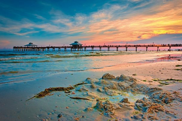 Manhattan Express & Florida Sunshine State inkl. Badeverlängerung (Superior-Variante, Ocean View) - Fort Myers Beach Pier