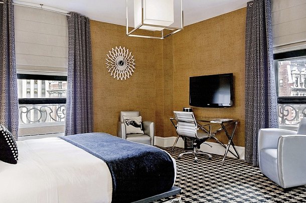 Ameritania Hotel - Wohnbeispiel Deluxe King (Zimmercodierung UD2)