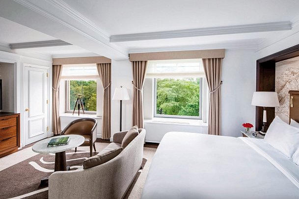 The Ritz-Carlton New York, Central Park - Wohnbeispiel Park View Room (Zimmercodierung UD7)