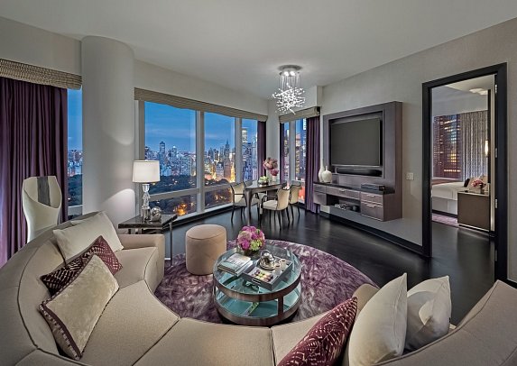 Mandarin Oriental New York - Wohnbeispiel Suite (Zimmercodierung WB1)
