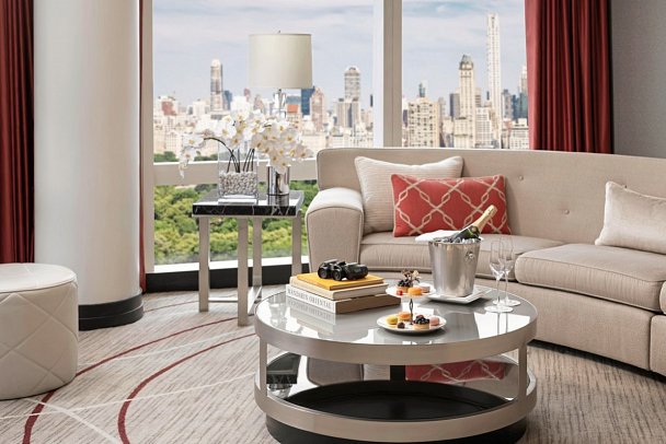 Mandarin Oriental New York - Wohnbeispiel Central Park View Suite (Zimmercodierung WB2)