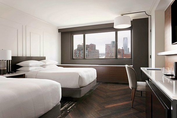 Marriott Downtown New York - Wohnbeispiel Hudson River View Deluxe Two Double beds (Zimmercodierung XD3)