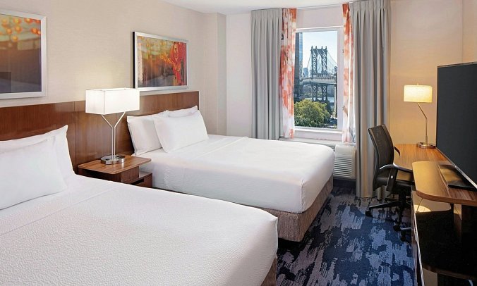 Fairfield Inn & Suites NY Manhattan/Downtown East - Wohnbeispiel Standard Two Queen beds (Zimmercodierung UG4)