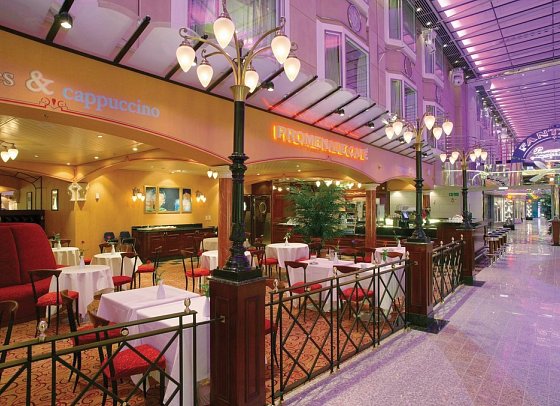 Color Line Fährstrecken - Color Line, Promenade Café