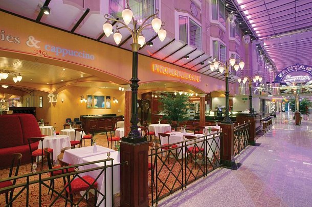 Color Line Fährstrecken - Color Line, Promenade Café