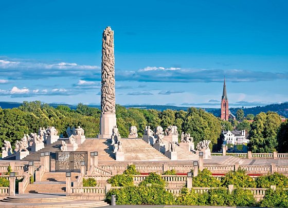 Nordkap, Lofoten und Fjorde - Vigeland Park, Oslo