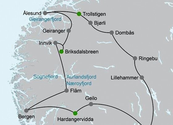 Norwegens schönste Fjorde