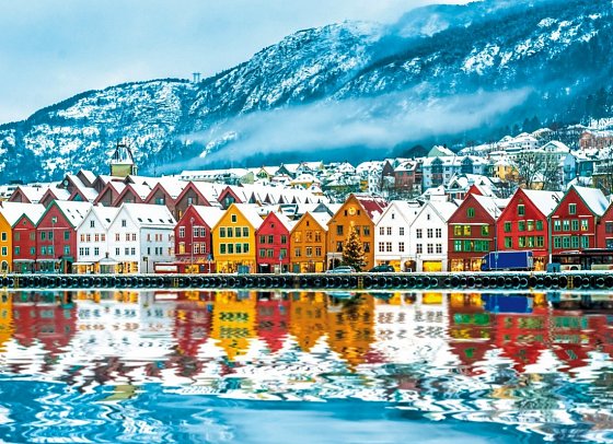 Das Beste aus Fjord- und Nordnorwegen im Winter - Bergen