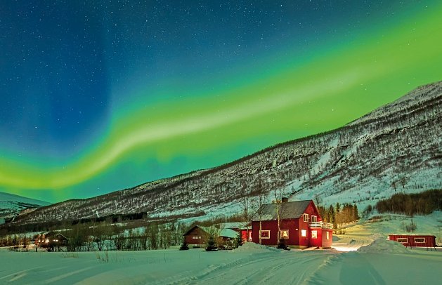 Das Beste aus Fjord- und Nordnorwegen im Winter - Polarlicht bei Tromsø