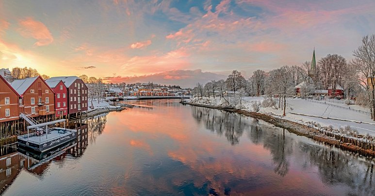 Das Beste aus Fjord- und Nordnorwegen im Winter - Trondheim