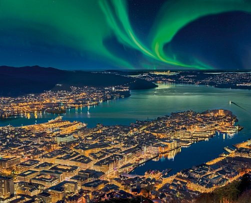 Das Beste aus Fjord- und Nordnorwegen im Winter - Bergen