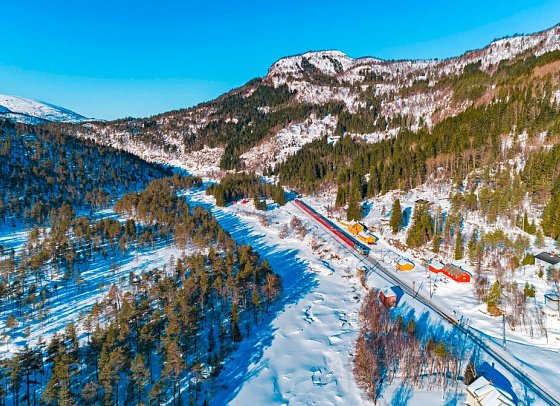 Das Beste aus Fjord- und Nordnorwegen im Winter - Bergenbahn