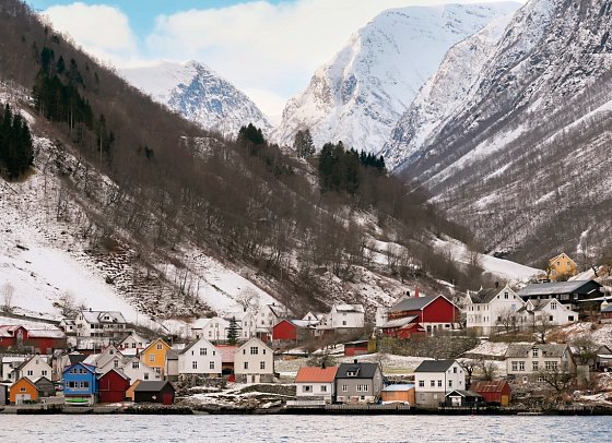 Winterliche Fjorde und Bergenbahn - Nærøyfjord