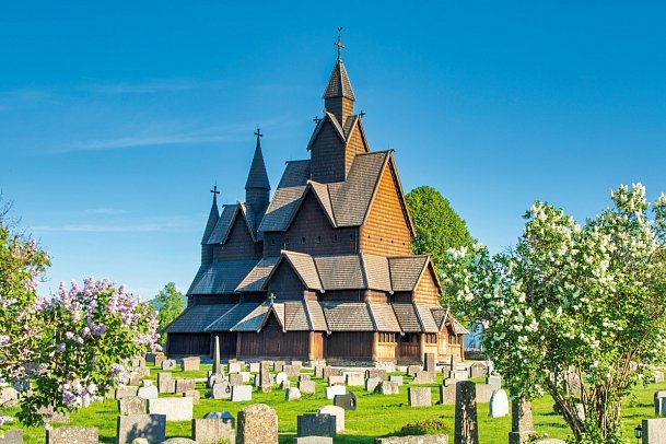 Traumhaftes Fjell-und Fjordnorwegen - Stabkirche Heddal