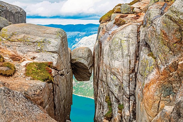 Große Südnorwegenreise - Kjeragbolten, Lysefjord