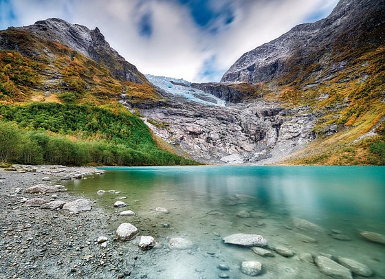 Reizvolles Norwegen - Jostedalsbreen Gletscher