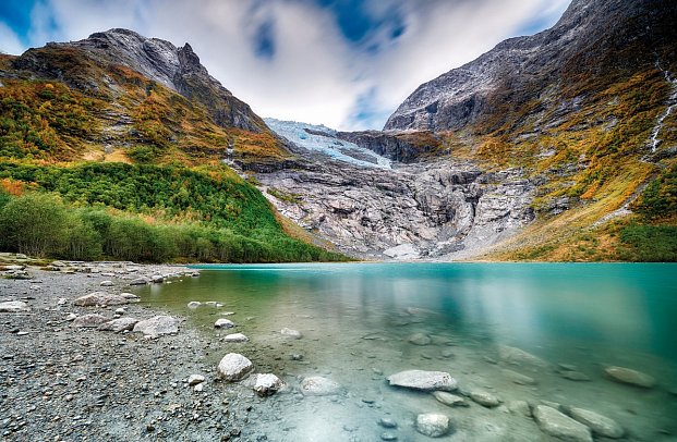 Reizvolles Norwegen - Jostedalsbreen Gletscher