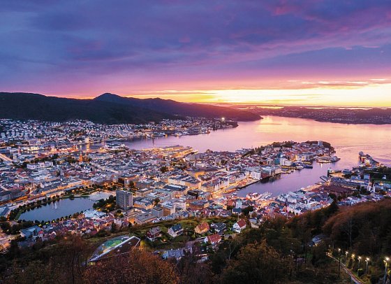 Reisevariante Mit Postschiff und Bahn durch Norwegen - Bergen