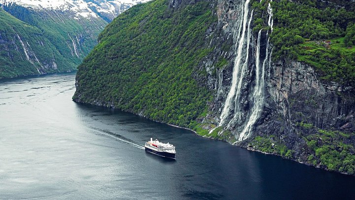 Reisevariante Mit Postschiff und Bahn durch Norwegen - Geirangerfjord, Havila Voyages