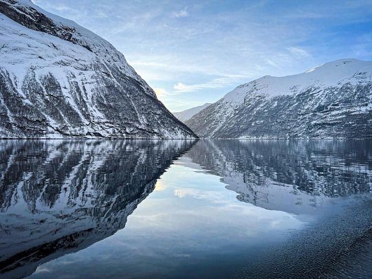 Winter im Geirangerfjord - Geirangerfjord