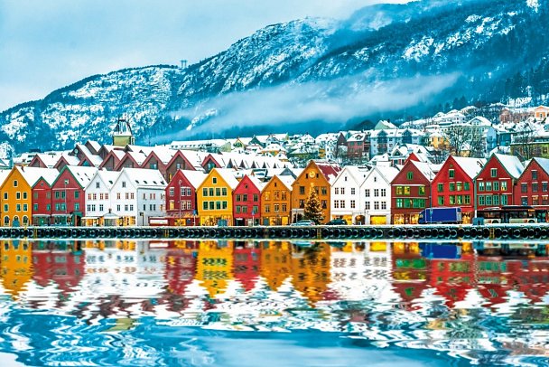 Winter im Geirangerfjord - Bergen