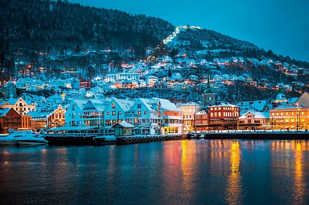 Winter im Geirangerfjord - Bergen