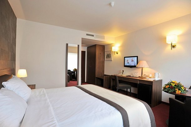 Hotel de' Medici - Wohnbeispiel Doppelzimmer Komfort (Zimmercodierung DF1)