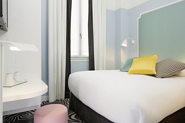 Hotel Pastel Paris - Wohnbeispiel Doppelzimmer Standard (Zimmercodierung DG1)