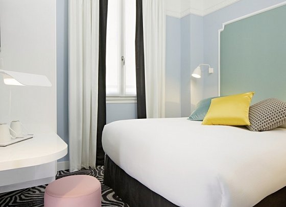 Hotel Pastel Paris - Wohnbeispiel Doppelzimmer Standard (Zimmercodierung DG1)