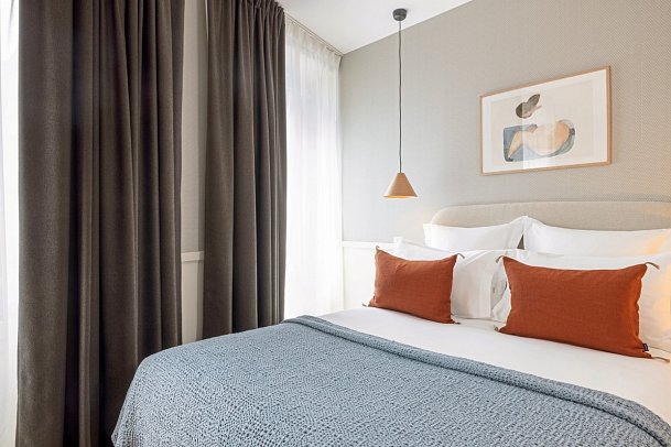 Le Petit Oberkampf Hotel & Spa - Wohnbeispiel Doppelzimmer Klassik (Zimmercodierung DG1)