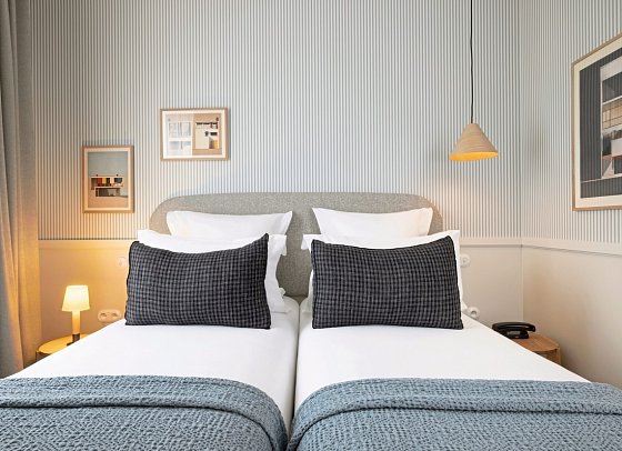 Le Petit Oberkampf Hotel & Spa - Wohnbeispiel Dreibettzimmer (Zimmercodierung TG1)