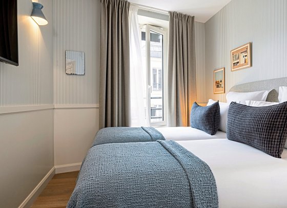 Le Petit Oberkampf Hotel & Spa - Wohnbeispiel Dreibettzimmer (Zimmercodierung TG1)