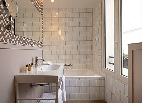 Le Petit Oberkampf Hotel & Spa - Wohnbeispiel Doppelzimmer Klassik (Zimmercodierung DG1)