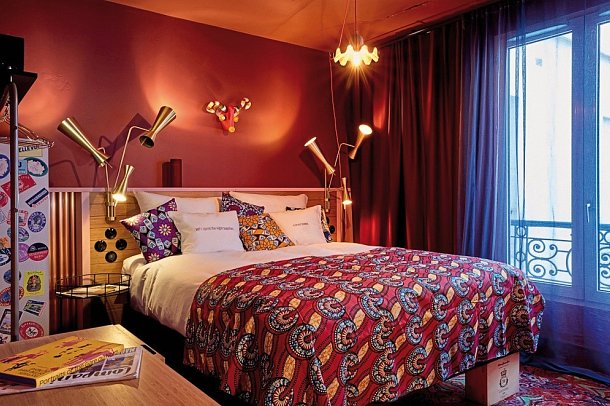 25hours Hotel Terminus Nord - Wohnbeispiel Medium Zimmer (Zimmercodierung DG1)