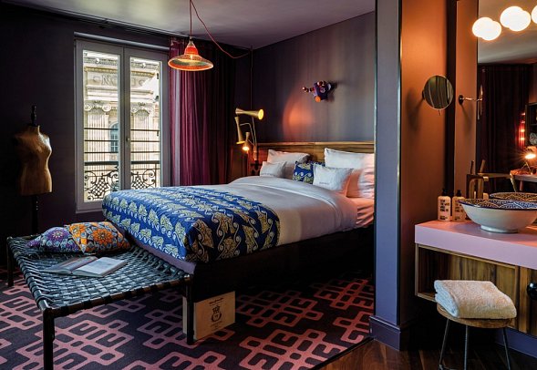 25hours Hotel Terminus Nord - Wohnbeispiel Large Zimmer (Zimmercodierung DS1)