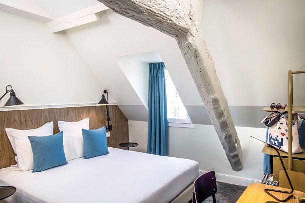 Hotel des Mines - Wohnbeispiel Doppelzimmer Klassik (Zimmercodierung DG1)