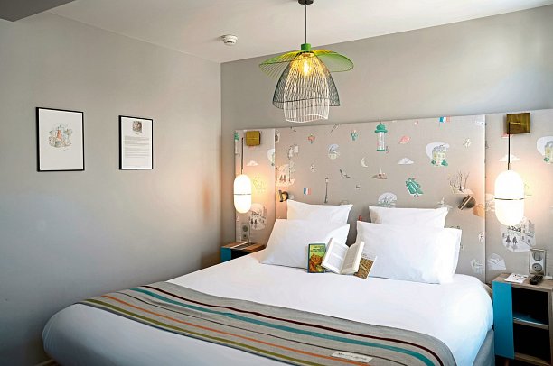 Hôtel Littéraire Marcel Aymé BW Premier Collection - Wohnbeispiel Doppelzimmer Superior (Zimmercodierung DS1)