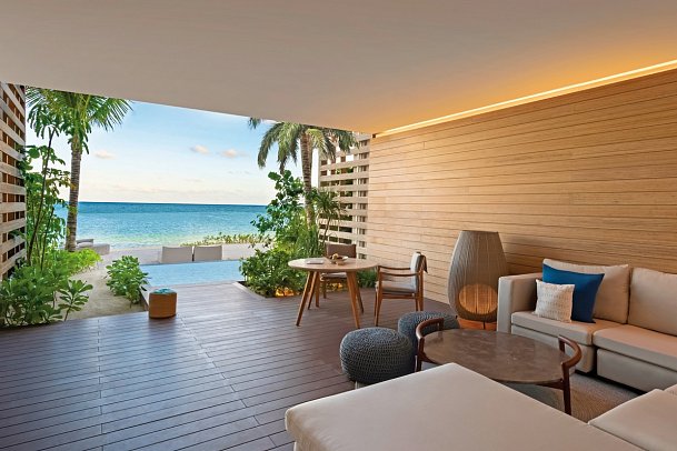 Banyan Tree Mayakoba - Beachfront Terrace Pool Suite King (Zimmercodierung W9O)