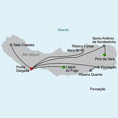 São Miguel Highlights erwandern