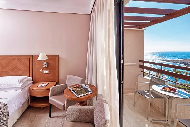 Atlantica Golden Beach - Wohnbeispiel Doppelzimmer seitl. Meerblick (Zimmercodierung DBN)